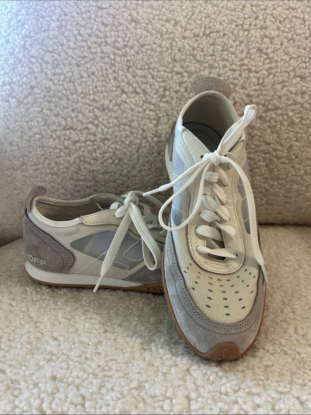 Anthropologie Hoff Mockingbird Women’s Suede Mesh Sneakers (EU 37/US 6.5)